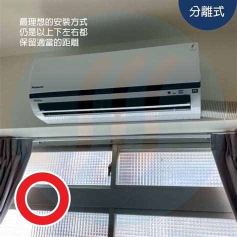 分離式冷氣室內機安裝位置 一樓窗戶